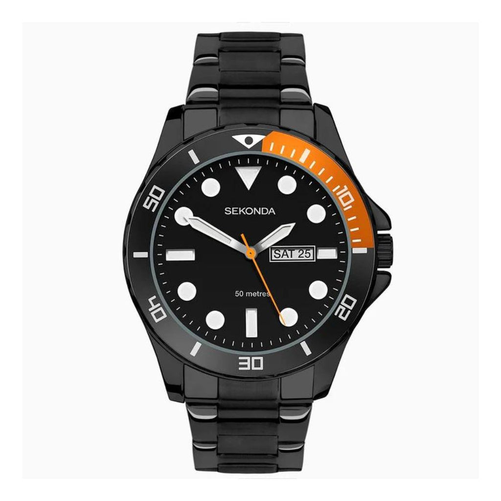 Mens Sekonda Watch, Water Resistant to 50 metres, 2 Year Guarantee