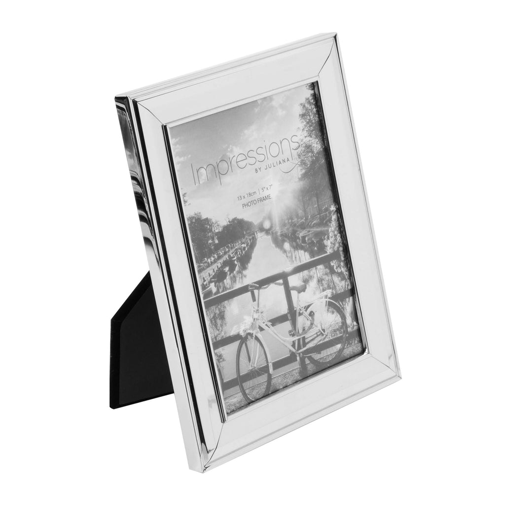Silverplated 5inch x 7inch / 13cms x 18cms Photo Frame