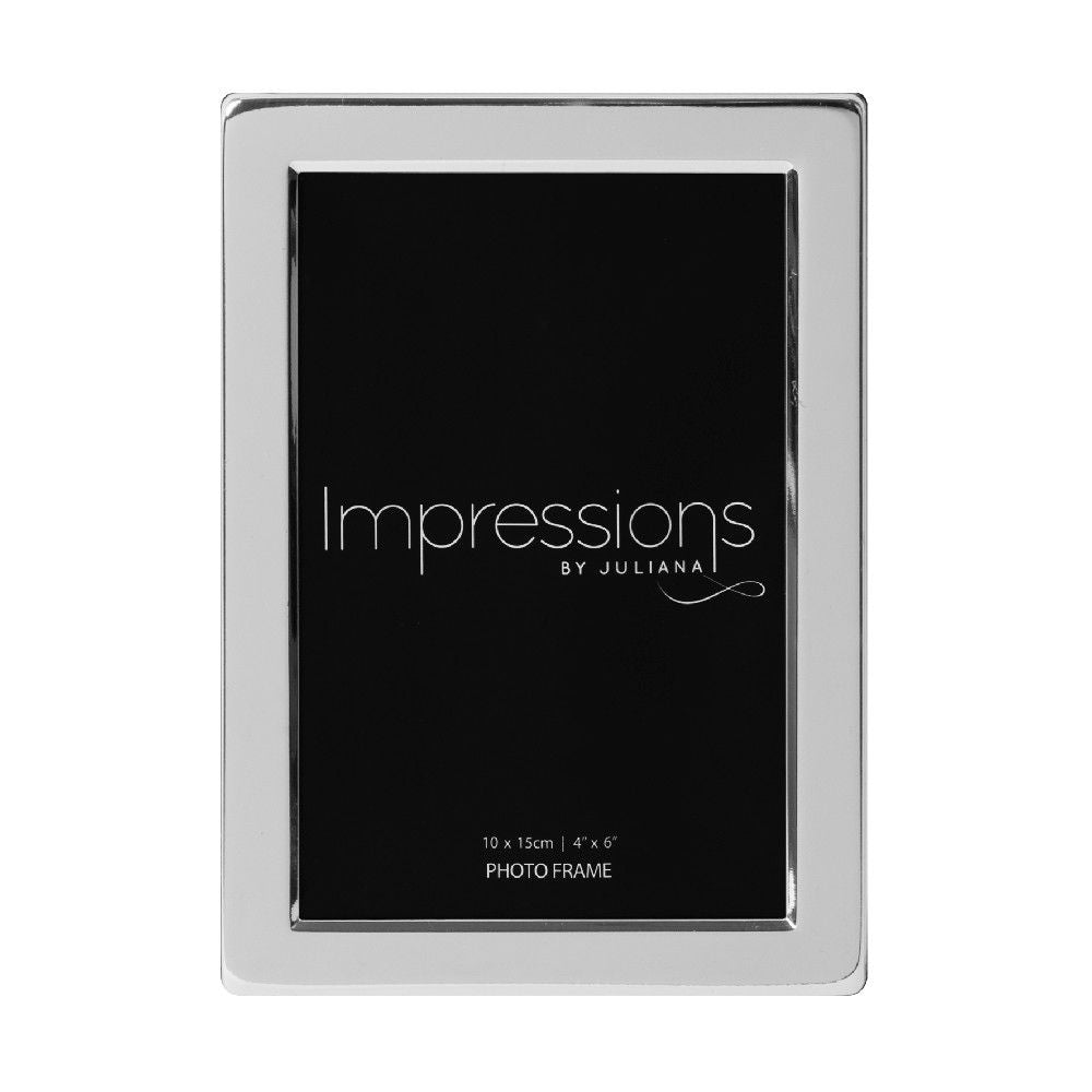 Silverplated 4inch x 6inch / 15cms x 10cms Photo Frame