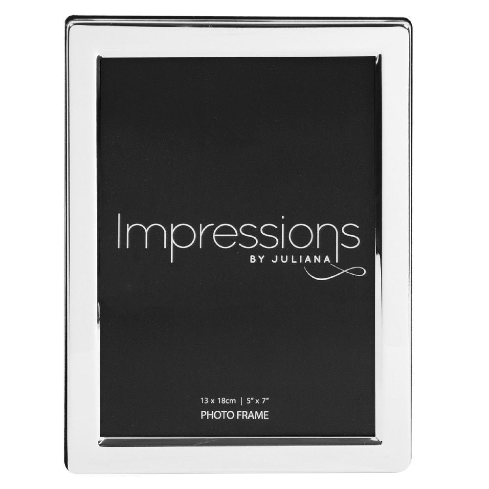 Silverplated 5inch x 7inch / 13cms x 18cms Photo Frame