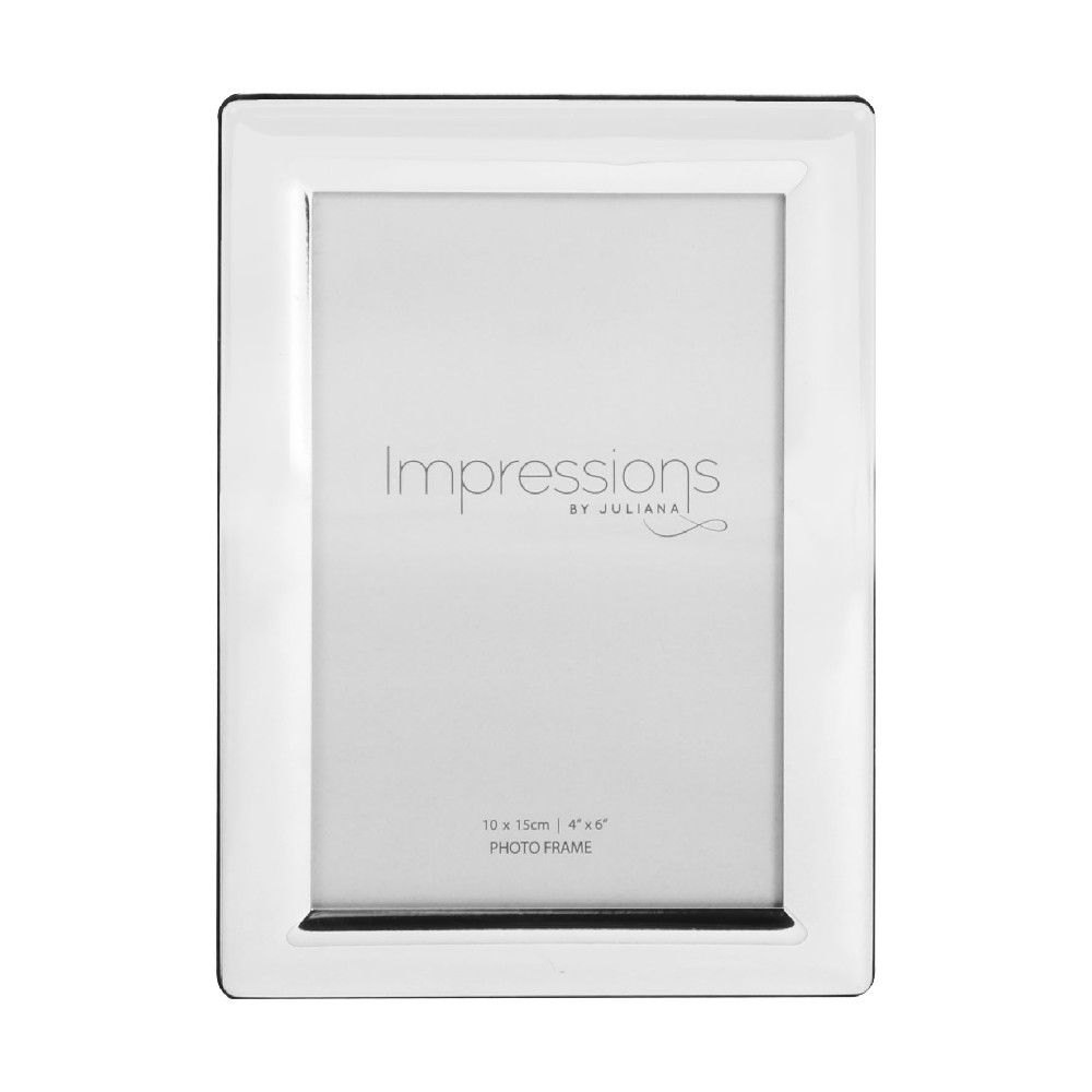 Silverplated 4inch x 6inch / 10cms x 15cms Photo Frame