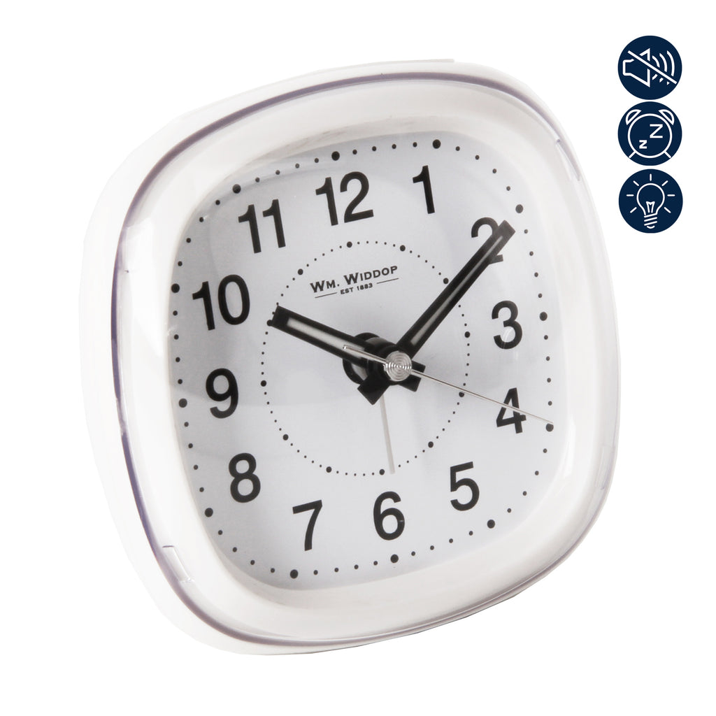 White case Alarm Clock, 1 Year Guarantee