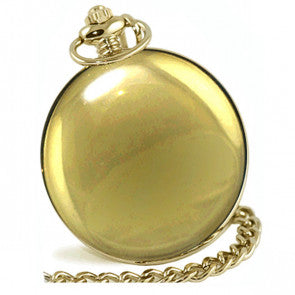 Goldplated Pocket Watch complete with Albert Chain