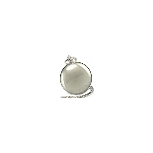Chrome Pocket Watch complete with Albert Chain