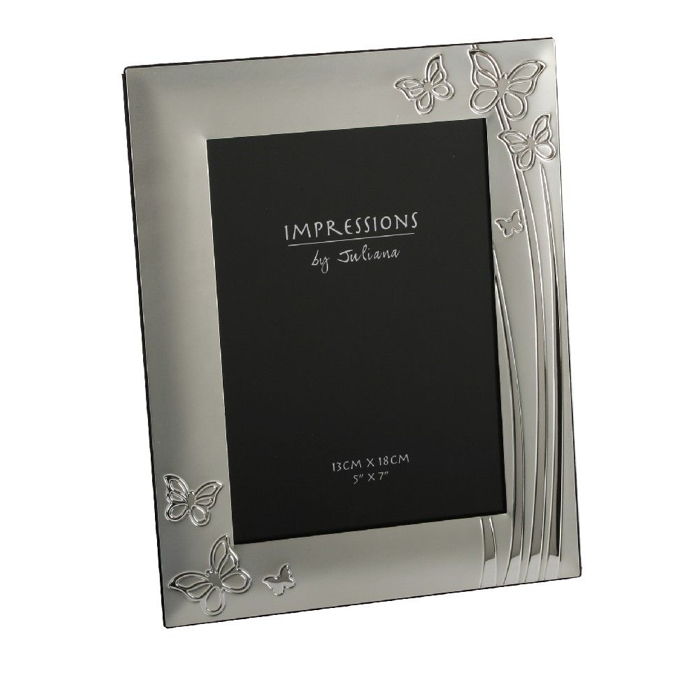 Silverplated 5inch x 7inch / 13cms x 18cms Photo Frame