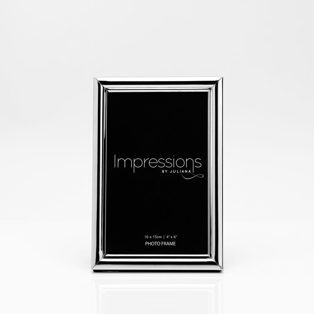 Silverplated 4inch x 6inch / 10cms x 15cms Photo Frame