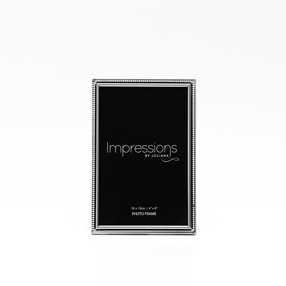 Silverplated 4inch x 6inch / 10cms x 15cms Photo Frame