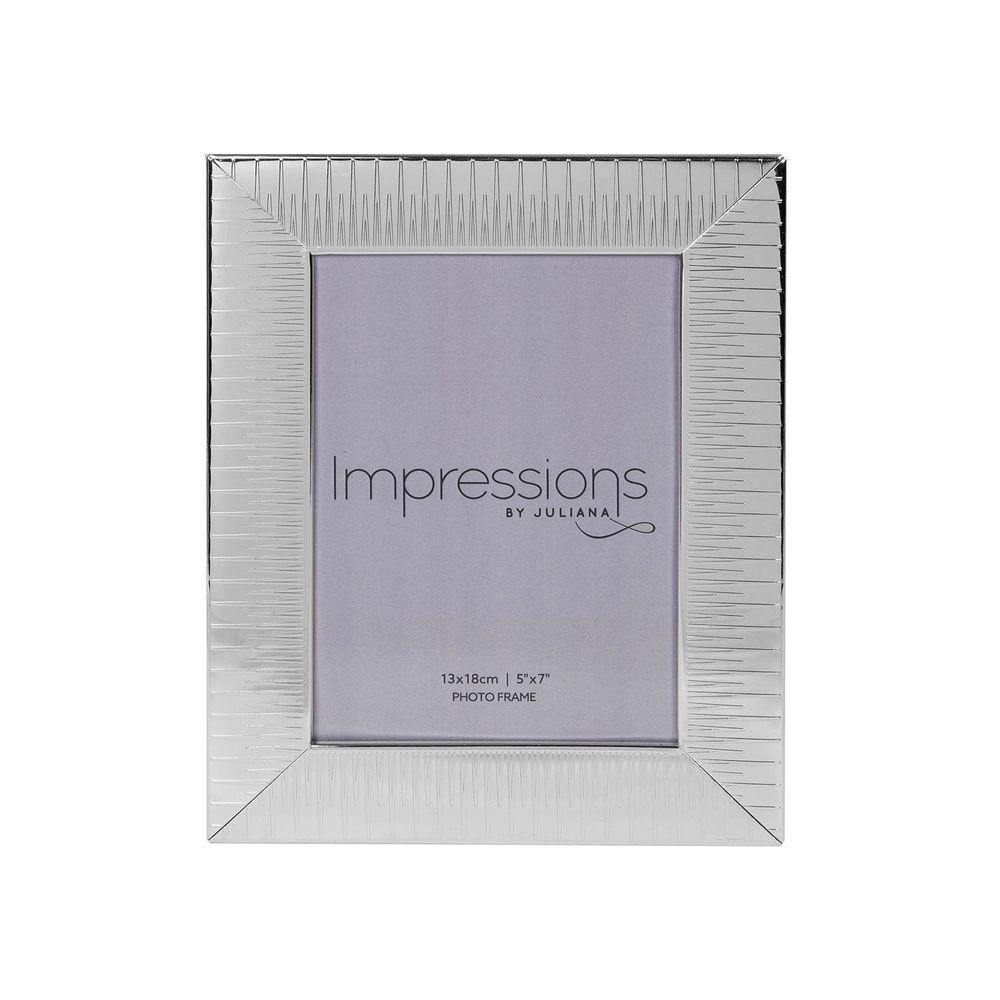 Silverplated 5inch x 7inch / 13cms x 18cms Photo Frame
