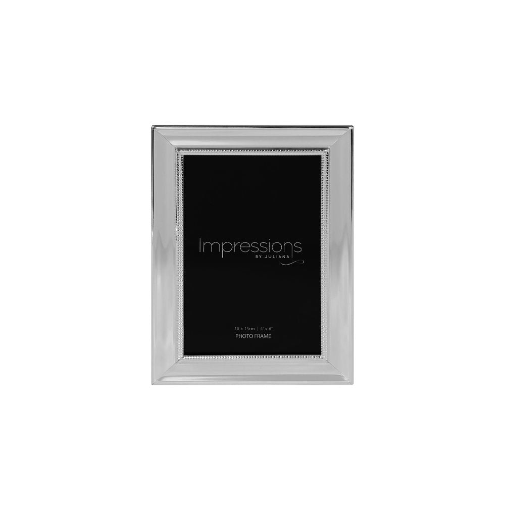 Silverplated 4inch x 6inch / 10cms x 15cms Photo Frame