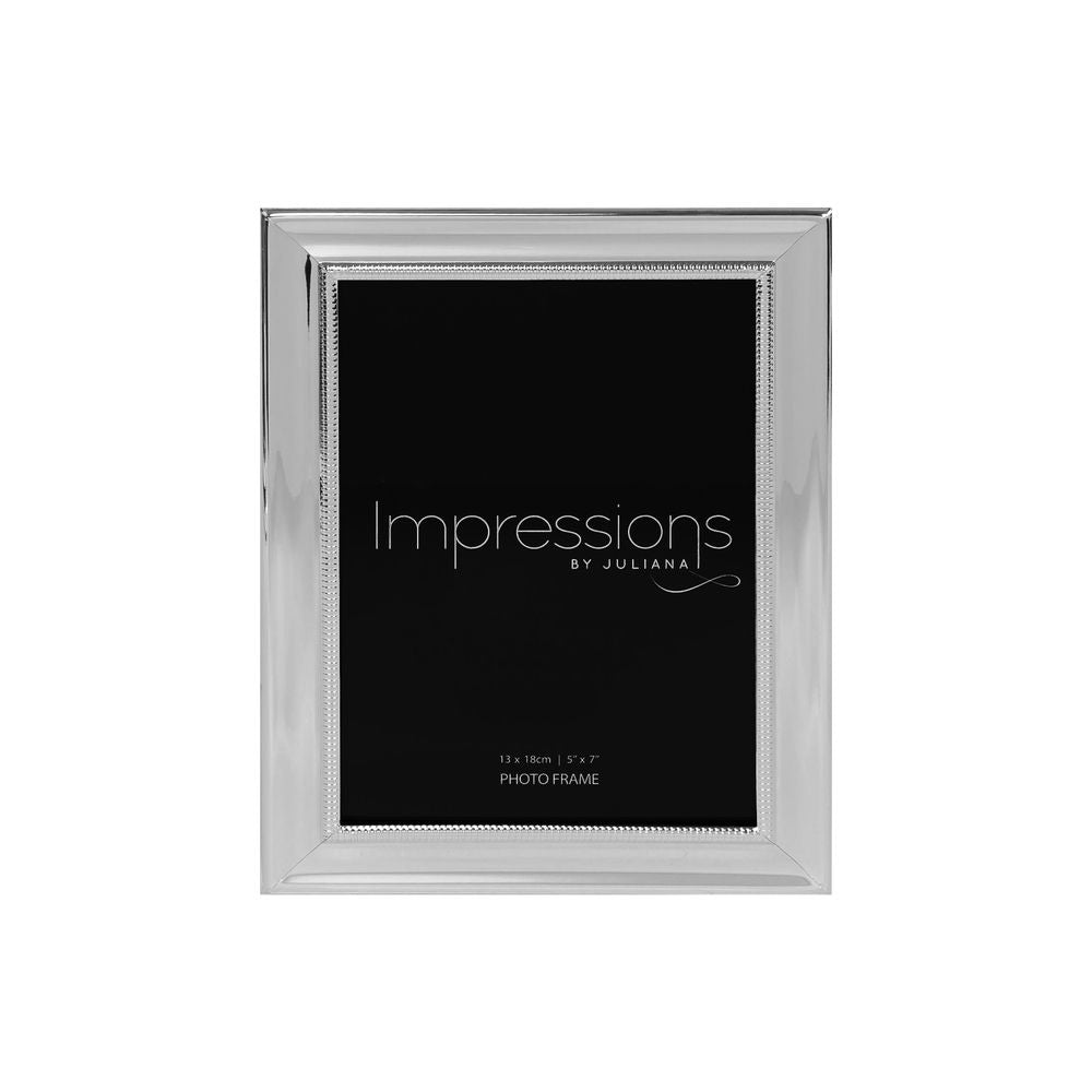 Silverplated 5inch x 7inch / 13cms x 18cms Photo Frame