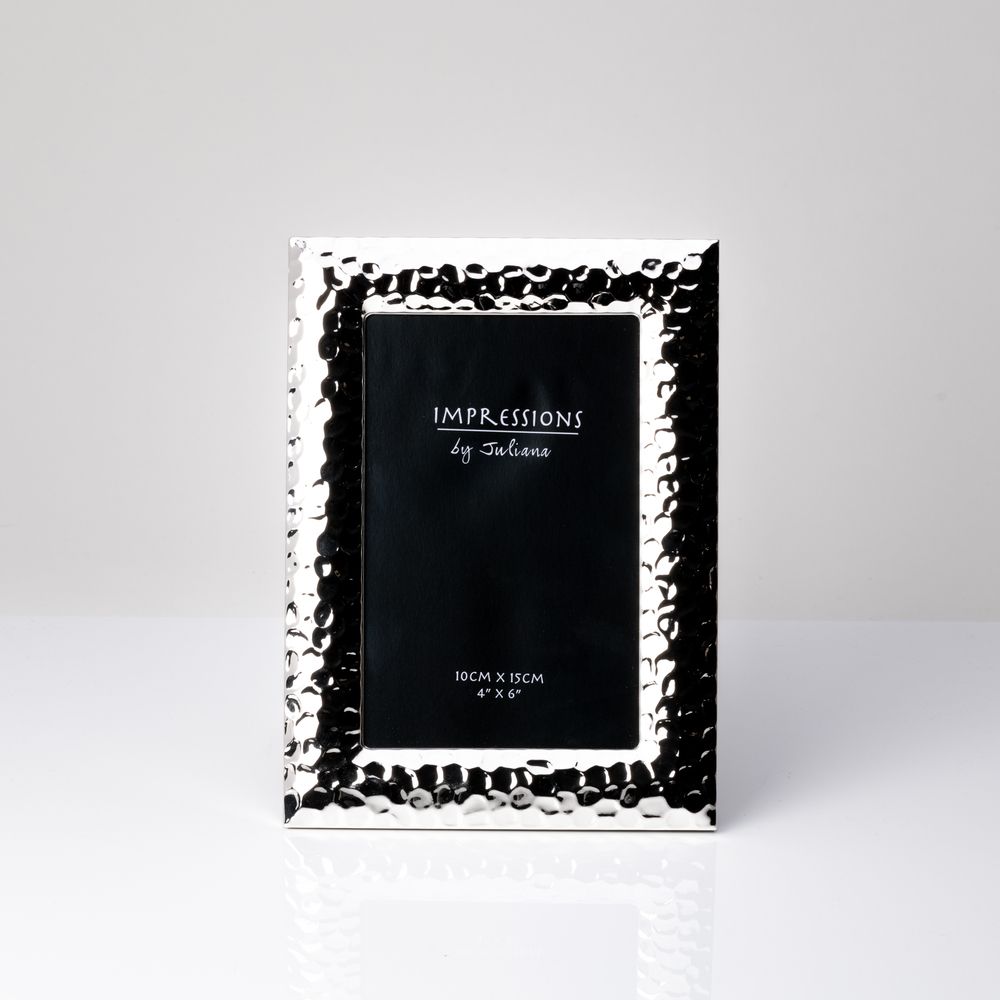 Silverplated 4inch x 6inch / 10cms x 15cms Photo Frame