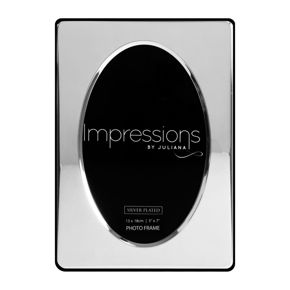 Silverplated 5inch x 7inch / 13cms x 18cms Photo Frame