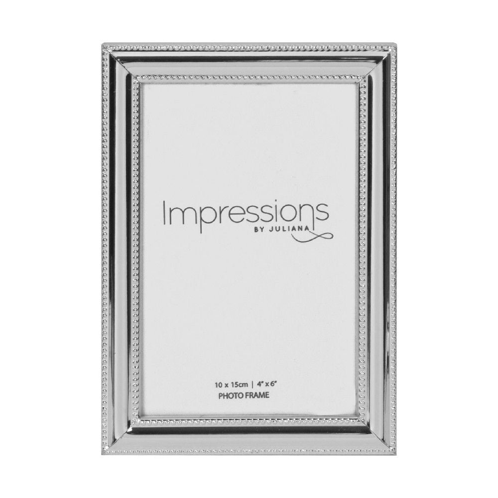 Silverplated 4inch x 6inch / 10cms x 15cms Photo Frame