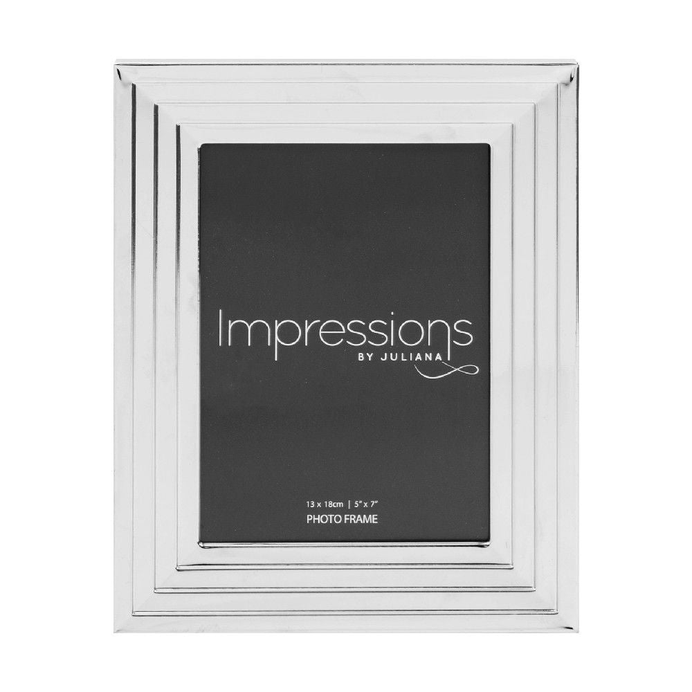 Silverplated 5inch x 7inch / 13cms x 18cms Photo Frame