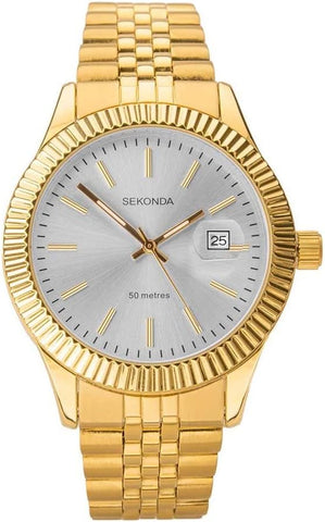 Mens Sekonda Watch, Water Resistant to 50 metres, 2 Year Guarantee