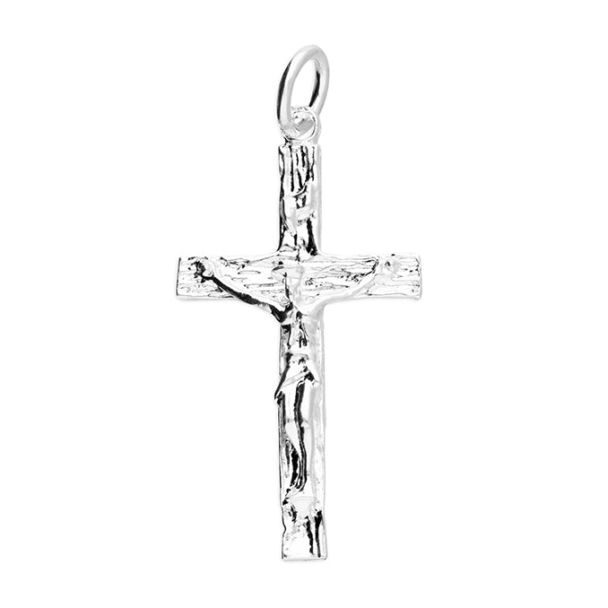 Silver Crucifix and Chain complete with presentation box