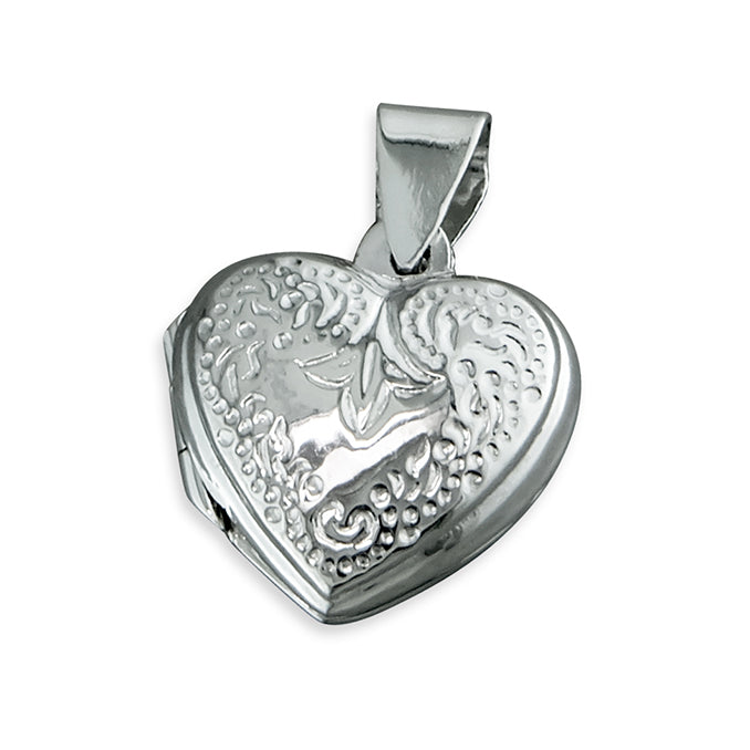 Silver Locket and Chain complete with presentation box