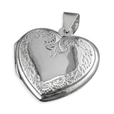 Silver Locket and Chain complete with presentation box