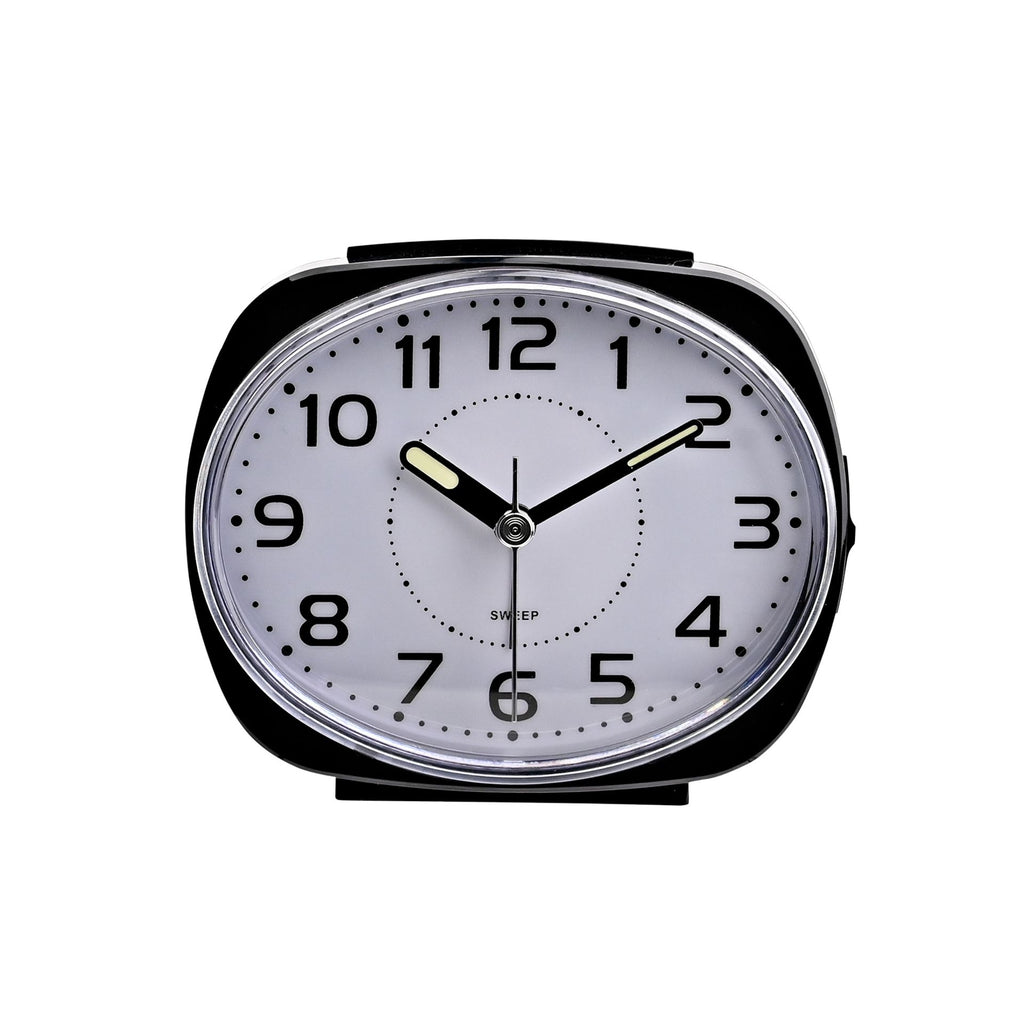Black case Alarm Clock, 1 Year Guarantee