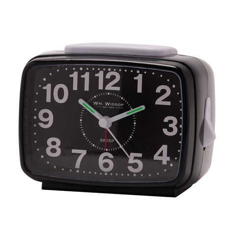 Black case Alarm Clock, 1 Year Guarantee