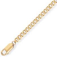 9ct Gold 18inch/45cms curb link Chain complete with presentation box