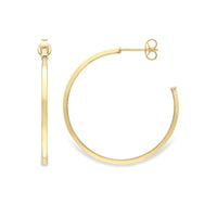 9ct Gold Hoop Earrings