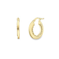 9ct Gold Hoop Earrings