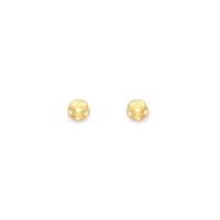 9ct Gold stud earrings complete with presentation box