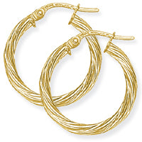 9ct Gold Hoop Earrings