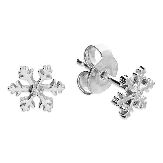 Silver Cubic Zirconia stud earrings complete with presentation box