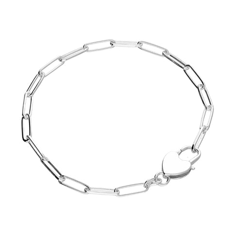 Silver open linked Bracelet complete with presentation box