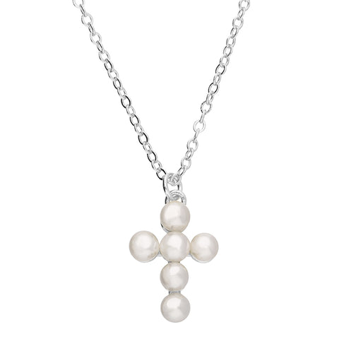 Silver Freshwater Pearl pendant and chain complete with presentation box