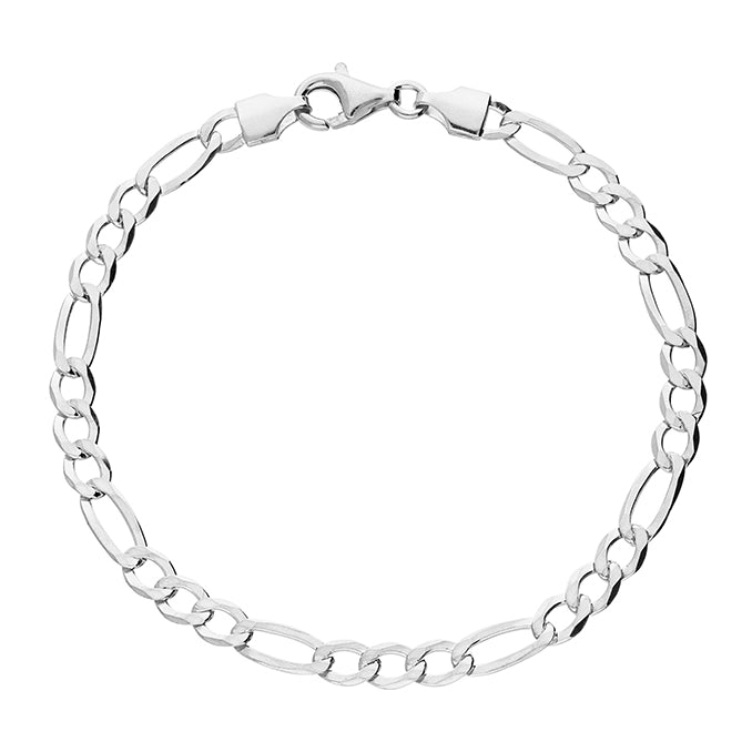 Silver Round/Oval Link Bracelet complete with presentation box