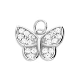 Silver Cubic Zirconia pendant and chain complete with presentation box
