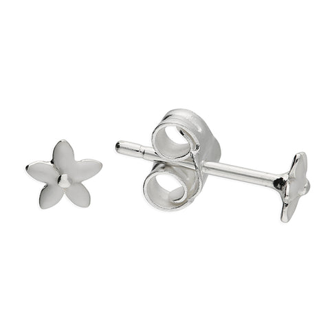 Silver Enamel stud earrings complete with presentation box