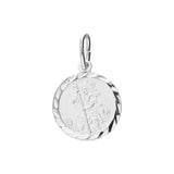 Silver St. Christopher and Chain complete with presentation box