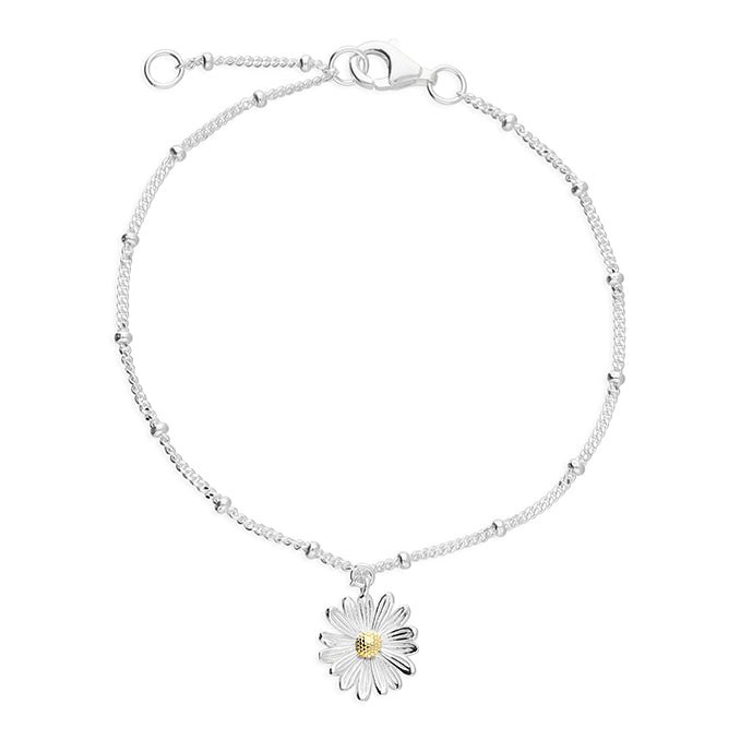 Silver Daisy Bracelet complete with presentation box