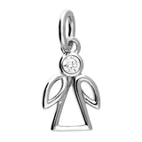 Silver Cubic Zirconia pendant and chain complete with presentation box