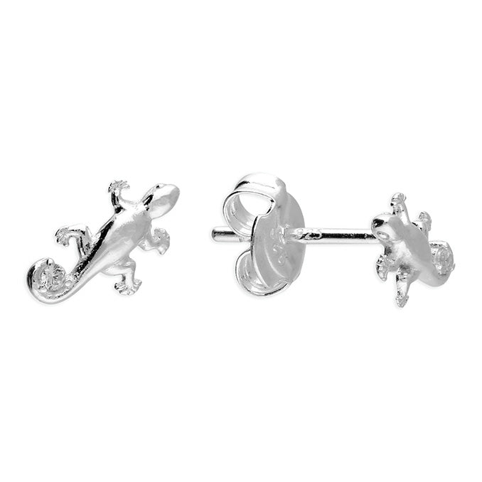 Silver Cubic Zirconia stud earrings complete with presentation box