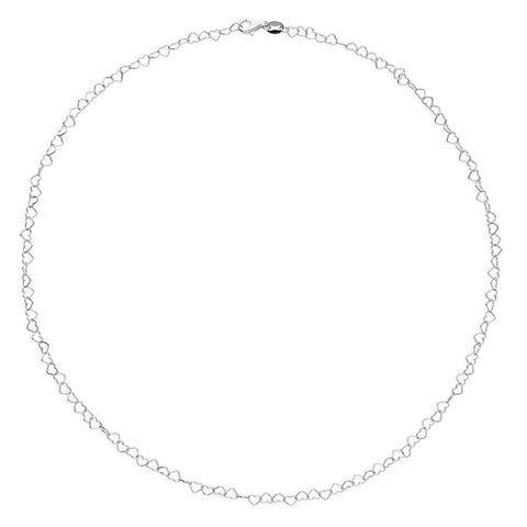 Silver Heart necklet complete with presentation box