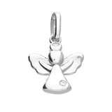 Silver Cubic Zirconia pendant and chain complete with presentation box