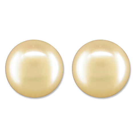 Silver Freshwater Pearl round stud earrings complete with presentation box