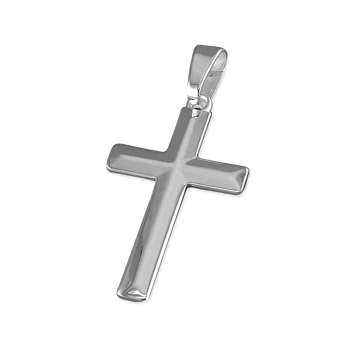 Silver Cross and Chain complete with presentation box