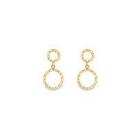 9ct Gold drop earrings complete with presentation box