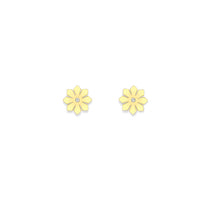 9ct Gold Cubic Zirconia stud earrings complete with presentation box