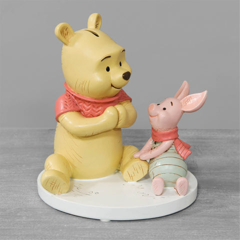 Disney Pooh and Piglet Resin Money Box