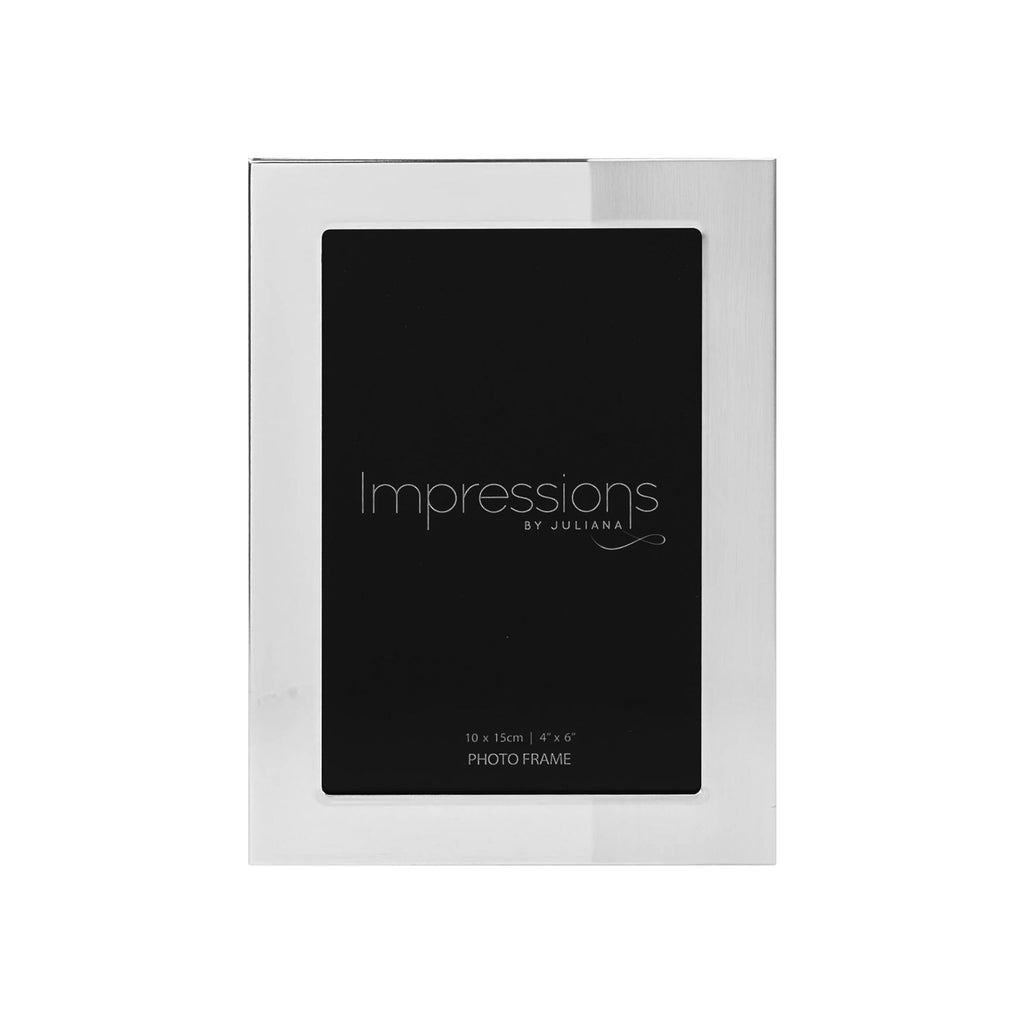 Silverplated 4inch x 6inch / 10cms x 15cms Photo Frame