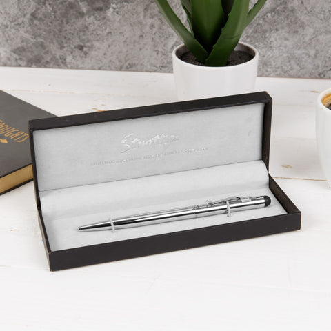 Stratton Silver Ballpoint Pen complete with Gift Box
