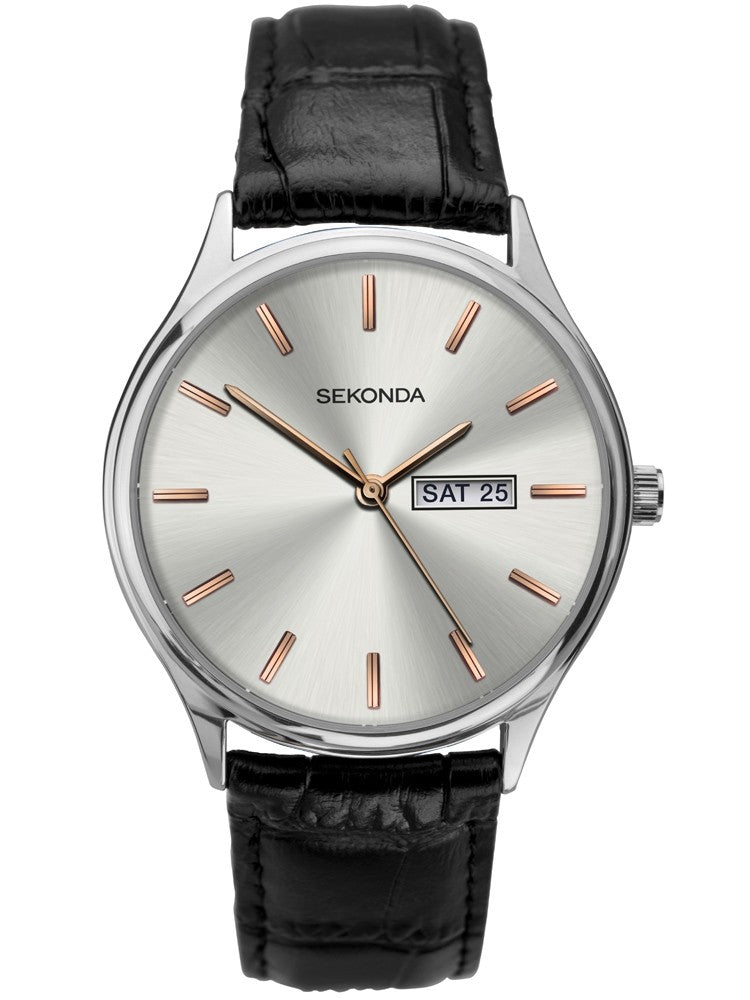 Mens Sekonda Watch, Silver Tone case, 2 Year Guarantee