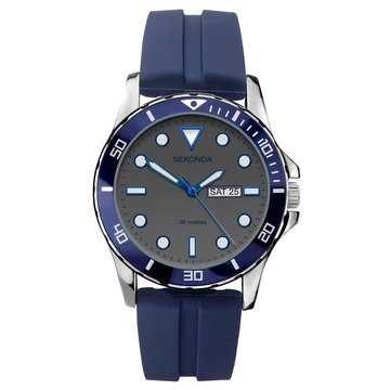 Mens Sekonda Watch, Water Resistant to 50 metres, 2 Year Guarantee